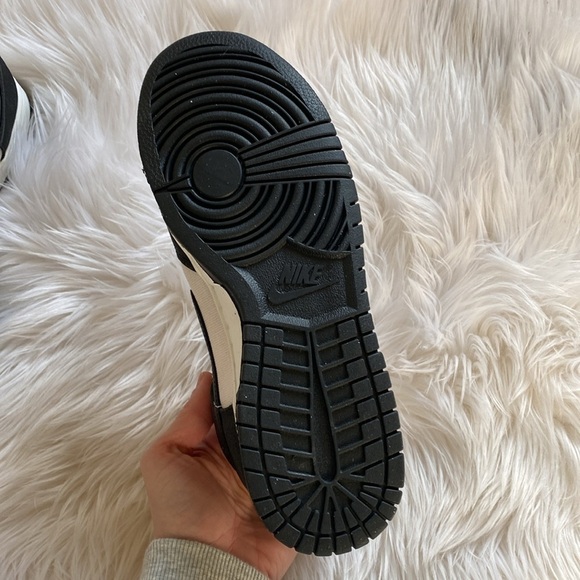 🎁 NIKE Dunk Mid black sail m8/w9.5 - Picture 7 of 13